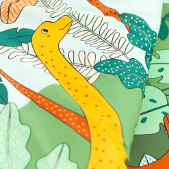 Bedlinnenset Kids|Bedlinnenset Kids<Colombine des petits Bedlinnen voor kinderen Jurassi, in katoen - dinosaurusprint groen