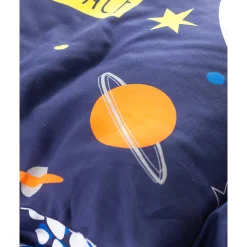 Bedlinnenset Kids|Bedlinnenset Kids<Colombine des petits Bedlinnen voor kinderen Pao - katoen met ruimteprint marine