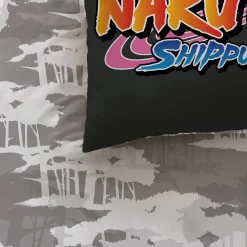 Bedlinnenset Kids|Delige Bedlinnenset<Naruto Bedlinnenset ® katoen zwart / oranje
