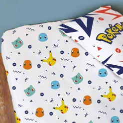 Bedlinnenset Kids|Delige Bedlinnenset<Pokemon Bedlinnenset Pokémon - katoen geel / wit