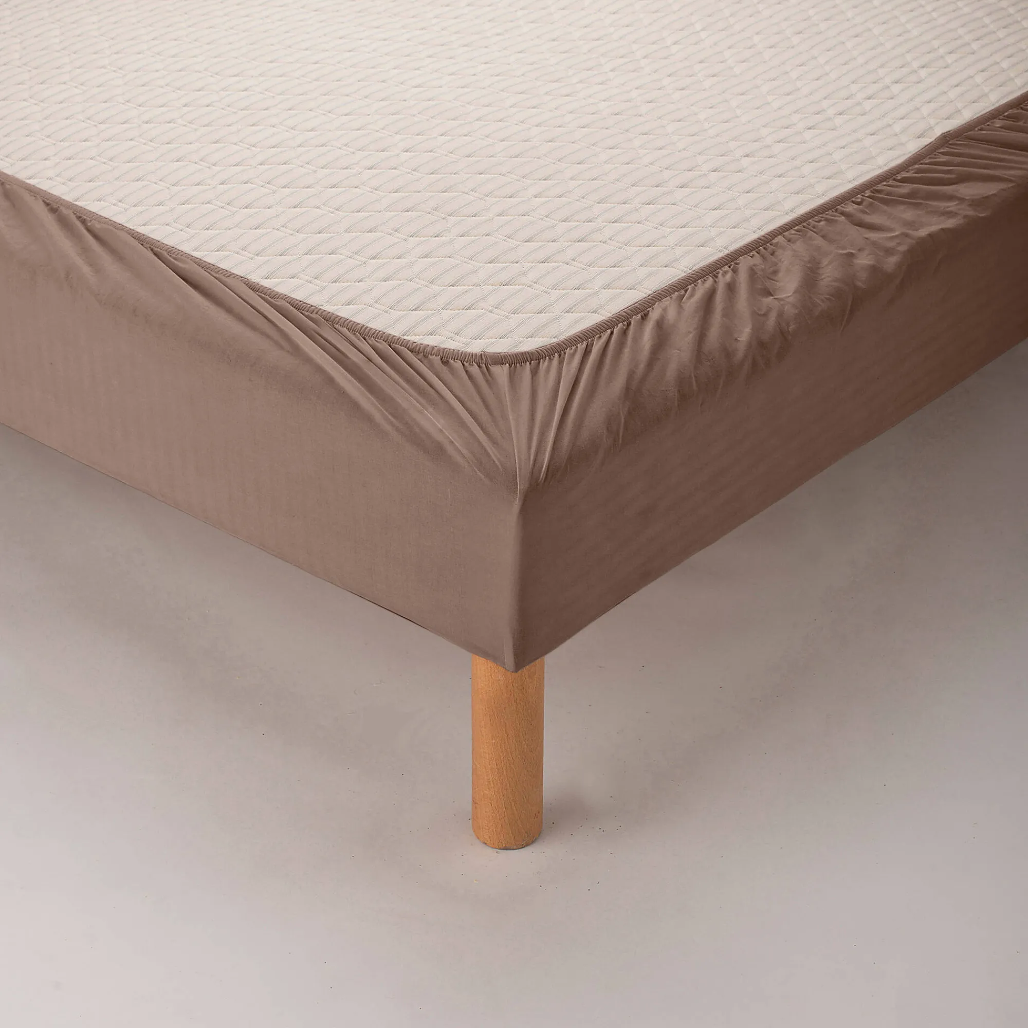 Integrale Bedrok<Blancheporte Bedrokband in microvezel taupe