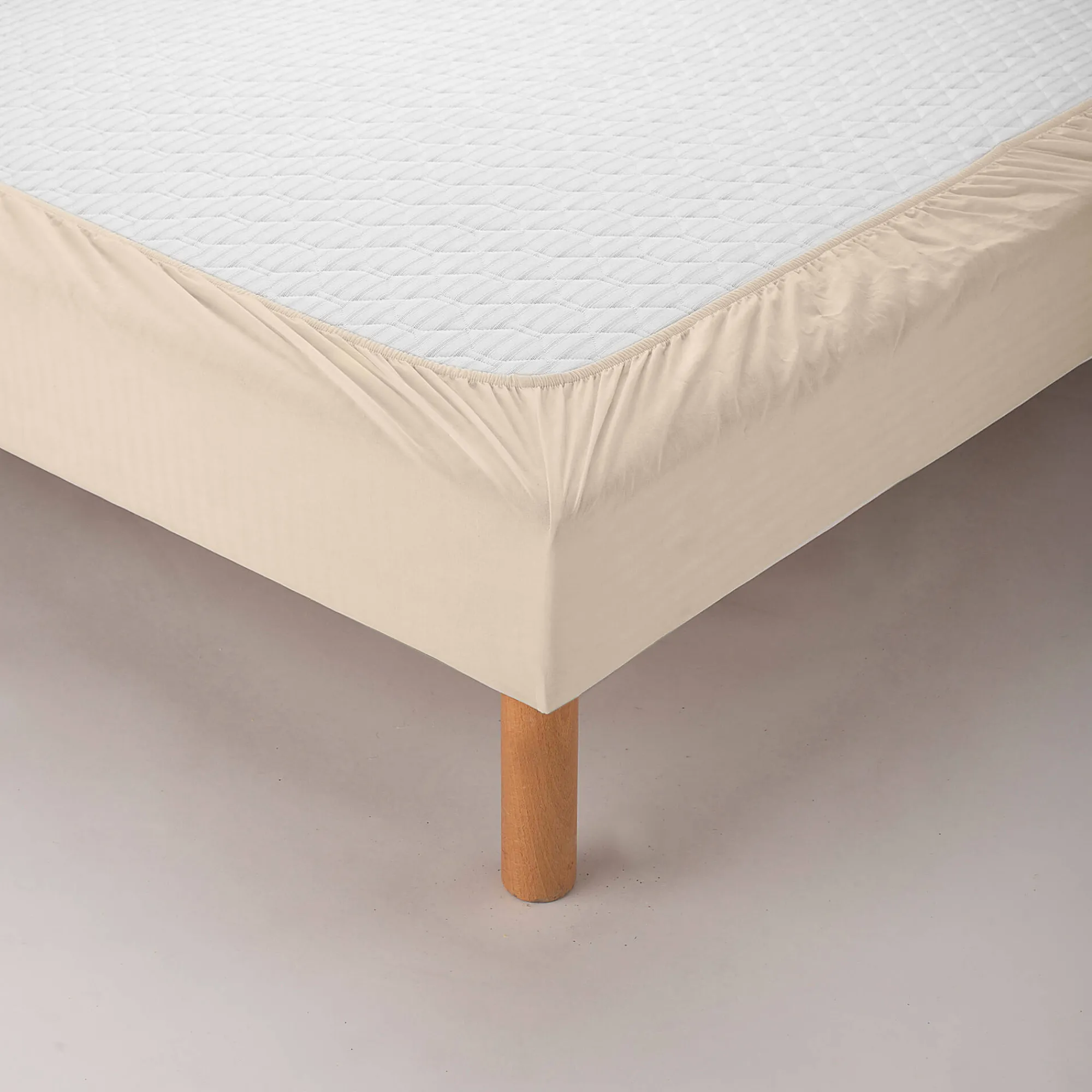 Integrale Bedrok<Blancheporte Bedrokband in microvezel zandkleur