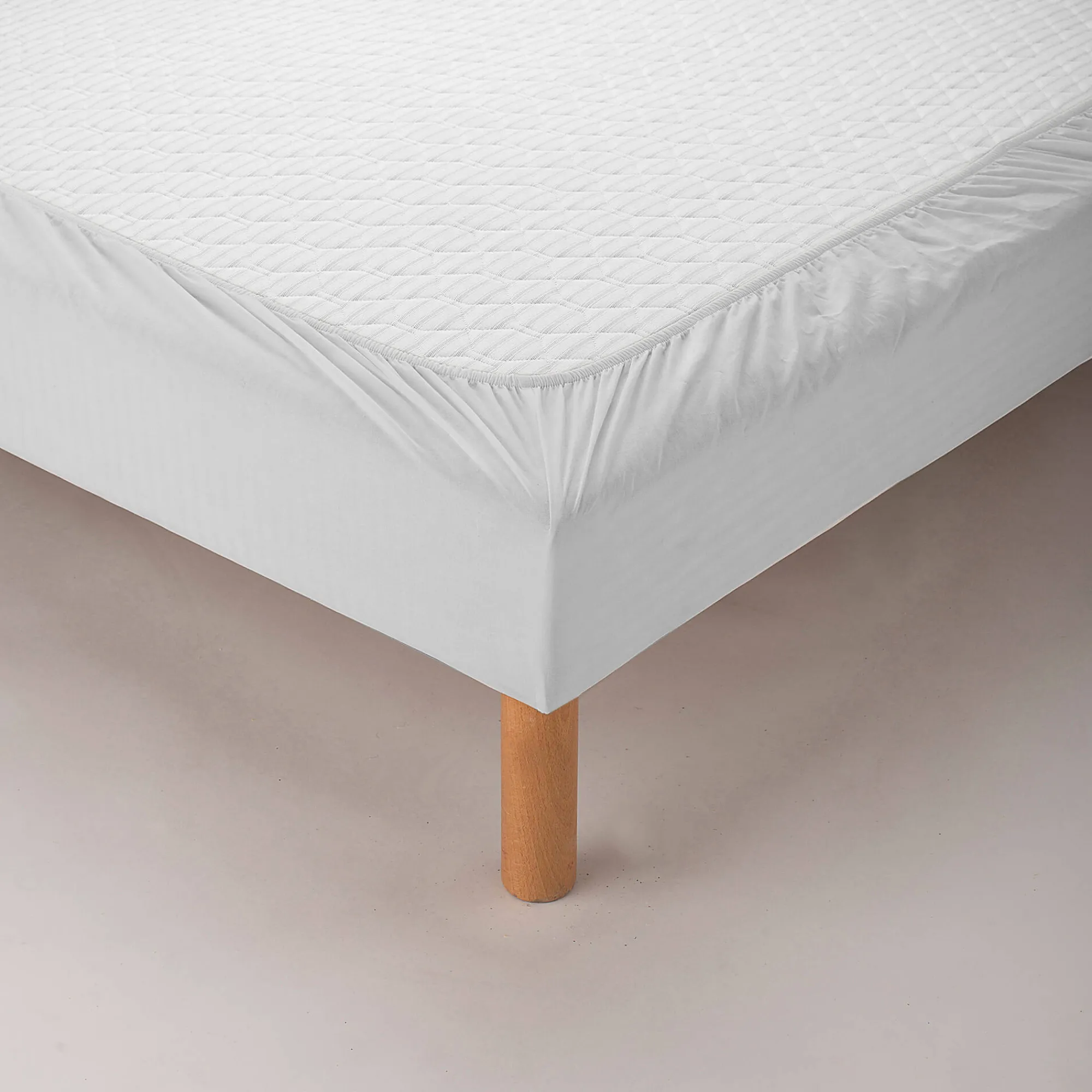 Integrale Bedrok<Blancheporte Bedrokband in microvezel parelgrijs