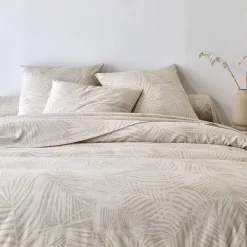 Fantasie Bedlinnen|Vlak Laken<Blancheporte Bedrukt bedlinnen Marie, in katoen beige