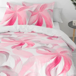 Fantasie Bedlinnen|Kussensloop<Blancheporte Bedrukt bedlinnen Rosa - katoen roze