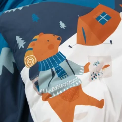 Bedlinnenset Kids|Bedlinnenset Kids<Colombine des petits Bedrukt bedlinnen voor kinderen Rando - katoen wit