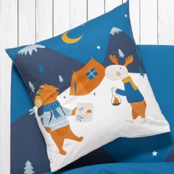 Bedlinnenset Kids|Bedlinnenset Kids<Colombine des petits Bedrukt bedlinnen voor kinderen Rando - katoen wit
