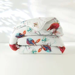 Dekbed<Blancheporte Bedrukt dekbed in katoen Oiseaux 400 g/m2 wit