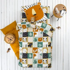 Bedlinnenset Kids|Bedlinnenset Kids<Blancheporte Bedrukt kinderbedlinnen Africa - katoen wit
