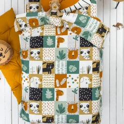 Bedlinnenset Kids|Bedlinnenset Kids<Blancheporte Bedrukt kinderbedlinnen Africa - katoen wit