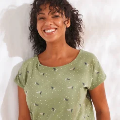 T-Shirt En Topje<Blancheporte Bedrukt T-shirt - verantwoorde aankoop kaki