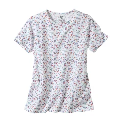 T-Shirt En Topje<Blancheporte Bedrukt T-shirt met korte mouwen wit / aqua