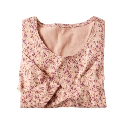 T-Shirt En Topje<Blancheporte Bedrukt T-shirt met lange mouwen in biokatoen(**) roze