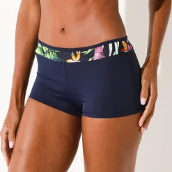 Badmode|Badmode<Blancheporte Bedrukte bikinishorty Banna marine / veelkleurig