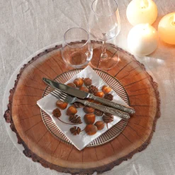 Feesttafel|Placemat<Blancheporte Bedrukte placemat - set van 4 bruin
