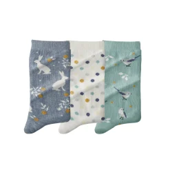Panty’s, Kniekousen En Sokken<Blancheporte Bedrukte sokken - set van 3 paar blauw / groen