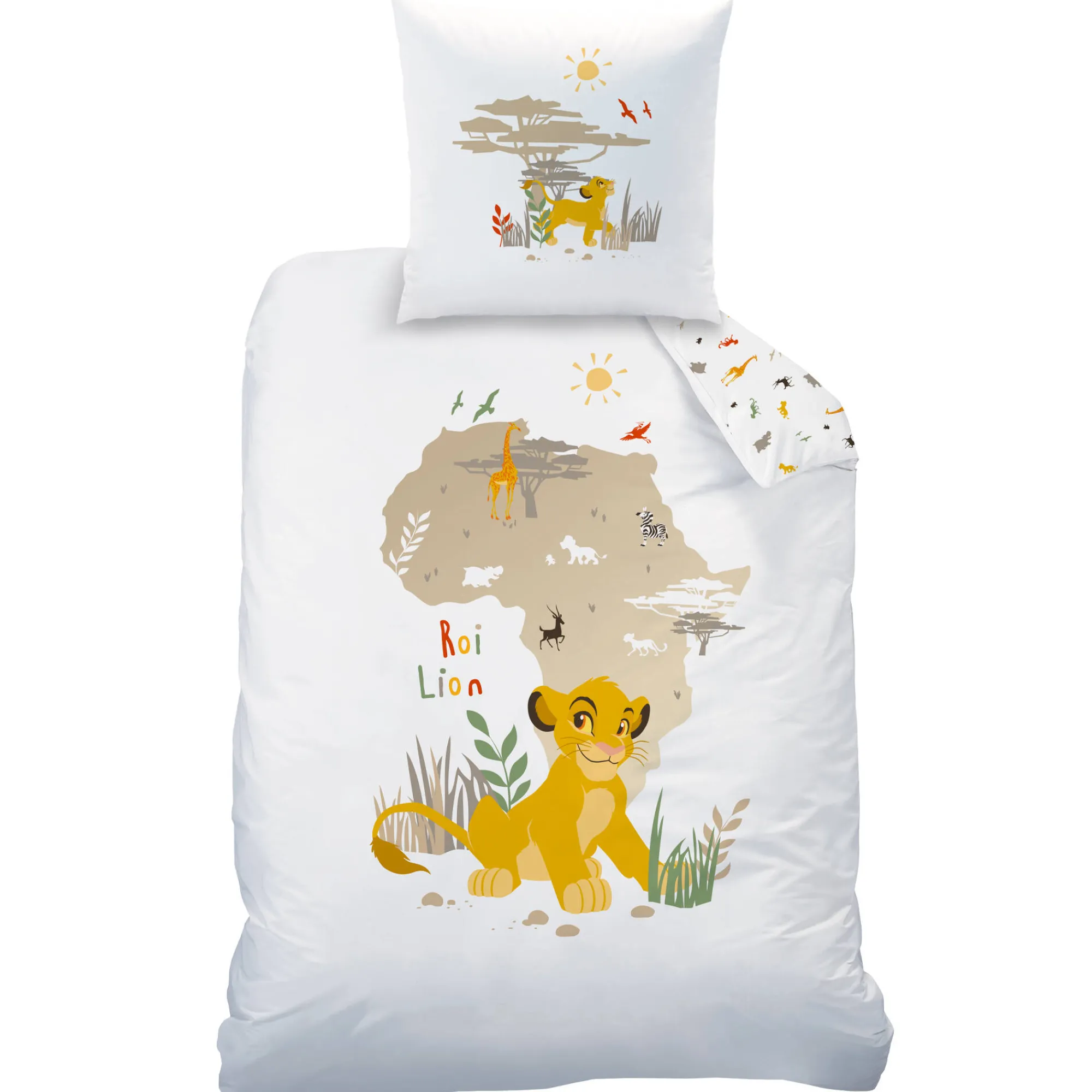 Bedlinnenset Kids|Bedlinnenset Kids<LE ROI LION Bedset The Lion King® - katoen wit