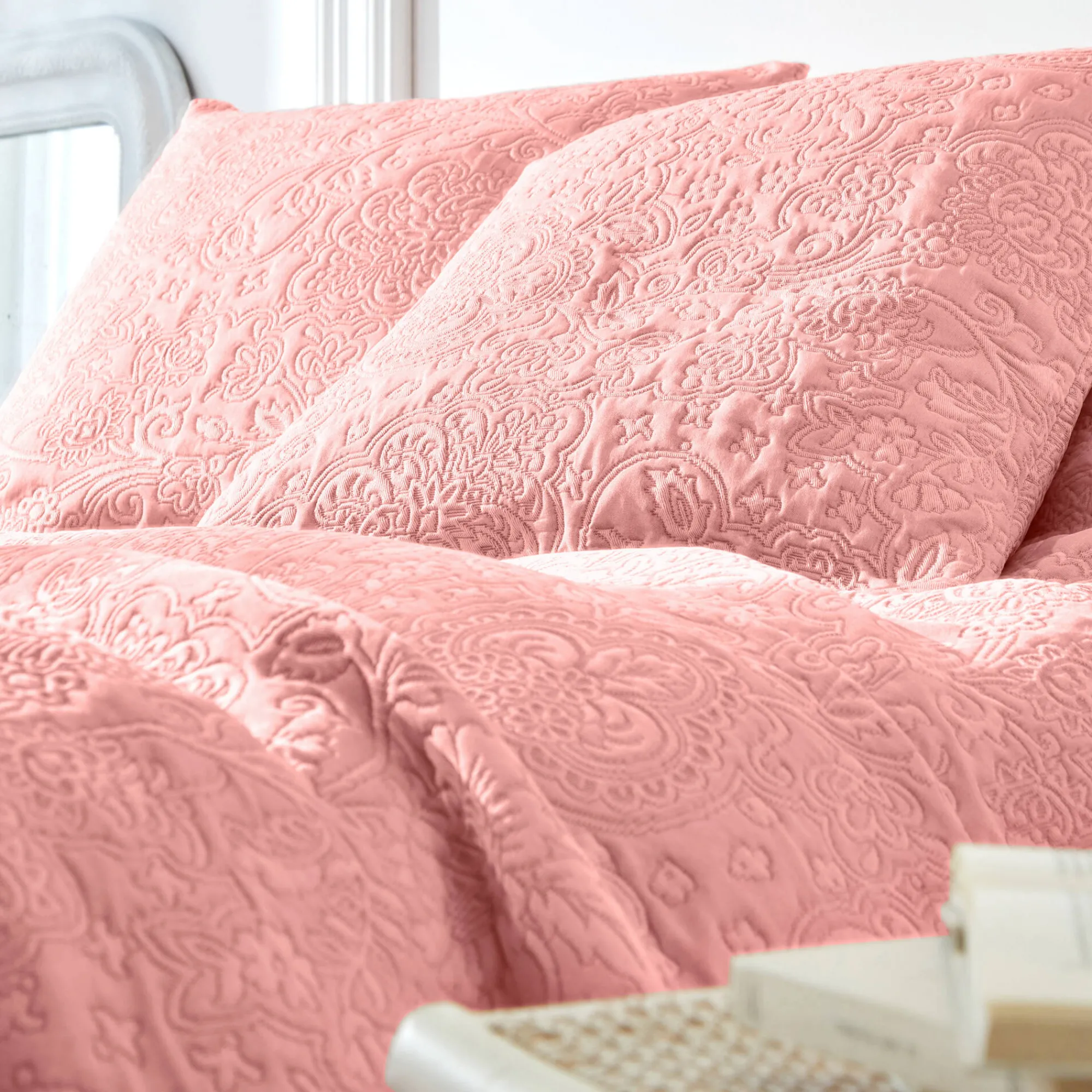Deken En Bedsprei|Deken, Boutis En Bedsprei<Blancheporte Bedsprei in boutisstijl Mélissa rozenhout