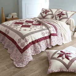 Deken En Bedsprei|Deken, Boutis En Bedsprei<Blancheporte Bedsprei met patchwork bordeaux