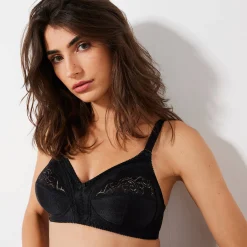 Beha<Triumph Beha Claudette zonder beugels - 1 + 1 GRATIS (1) zwart
