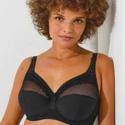 Beha<Playtex Beha Cross Your Heart in kant - met beugels zwart