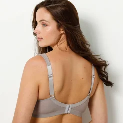 Beha<Blancheporte Beha in bloemenkant zonder beugels - minimizer nerts