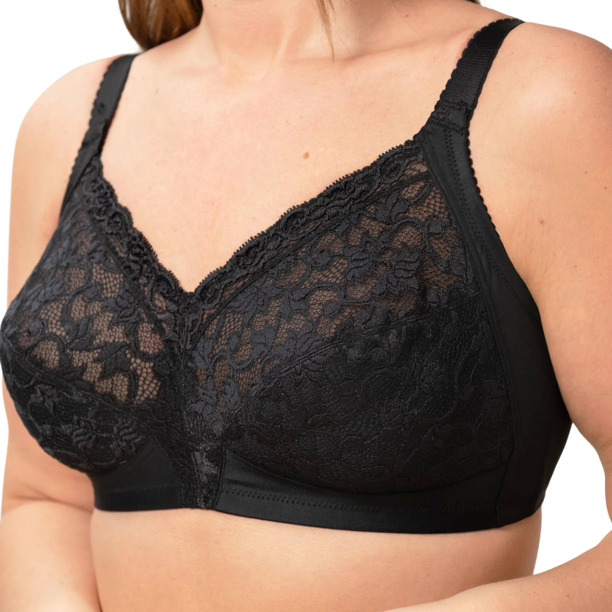 Beha<Triumph Beha in kant Delicate Doreen van ® - zonder beugels zwart