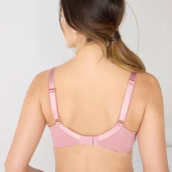 Beha<Confidence Lingerie Beha in omhullend model, met voorgevormde cups 'Pantaleo' - met flexibele beugels rozenhout