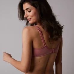 Beha<Confidence Lingerie Beha in omhullend model Tropea, zonder beugels - set van 2 grenadine + zwart