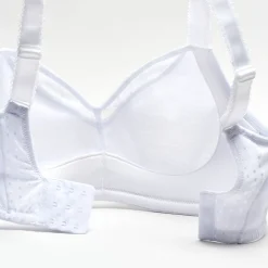 Beha<Blancheporte Beha in stretchkatoen met voorgevormde cups - zonder beugels wit