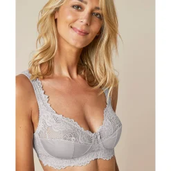Beha<Confidence Lingerie Beha zonder beugels Cerignola - set van 2 blauw + grijs