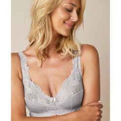 Beha<Confidence Lingerie Beha zonder beugels Cerignola - set van 2 blauw + grijs