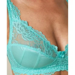Beha<Confidence Lingerie Beha zonder beugels Cerignola - set van 2 aqua + framboos