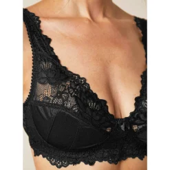 Feestelijke Lingerie|Beha<Confidence Lingerie Beha zonder beugels Cerignola - set van 2 wit + zwart