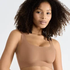 Beha<Sloggi Behatop "Zero Feel 2.0 " in microvezel met tweede huid-effect - zonder beugels huidkleur