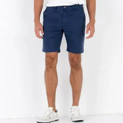 Short En Bermuda<Blancheporte Bermuda chino ceinture arrondie sous le ventre marine