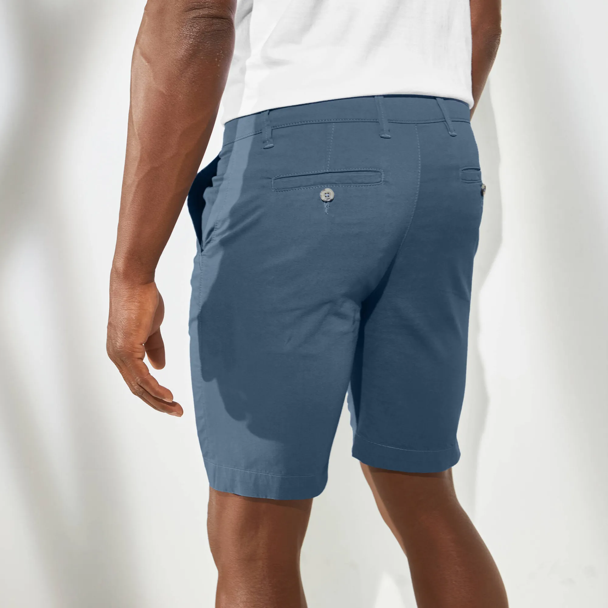 Short En Bermuda<Blancheporte Bermuda chino ceinture arrondie sous le ventre grijsblauw
