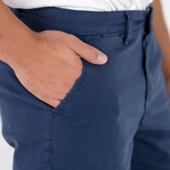 Short En Bermuda<Blancheporte Bermuda chino uni toile sergé stretch morphologie classique marine