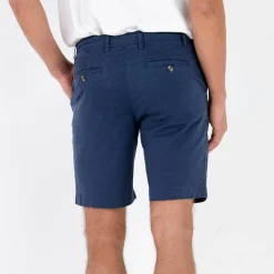 Short En Bermuda<Blancheporte Bermuda chino uni toile sergé stretch morphologie classique marine