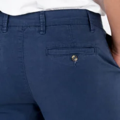Short En Bermuda<Blancheporte Bermuda chino uni toile sergé stretch morphologie classique marine