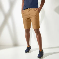 Short En Bermuda<Blancheporte Bermuda chino uni toile sergé stretch morphologie classique karamel
