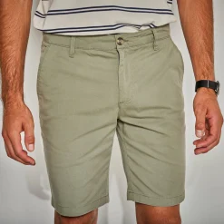 Short En Bermuda<Blancheporte Bermuda chino uni toile sergé stretch morphologie classique lichtkaki
