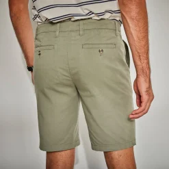 Short En Bermuda<Blancheporte Bermuda chino uni toile sergé stretch morphologie classique lichtkaki