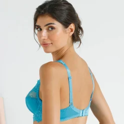 Beha<Confidence Lingerie Beugelbeha in kant Cerignola - set van 2 geel + turkoois