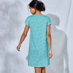 Nachthemd<Blancheporte Bigshirt - set van 2 antraciet + aqua