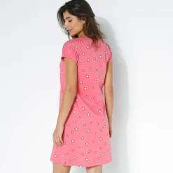 Nachthemd<Blancheporte Bigshirt - set van 2 fuchsia + antraciet