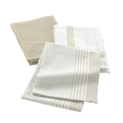 Droogdoek En Handdoek<Blancheporte Bijpassende droogdoeken - set van 3 wit / beige