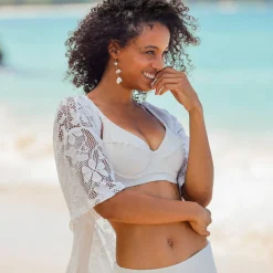 Badmode|Badmode<Blancheporte Bikinibeha in korfmodel, Calayo, met beugels ecru