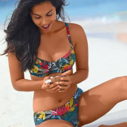 Badmode|Badmode<Blancheporte Bikinibeha in korfmodel Mores - met beugels veelkleurig