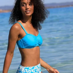 Badmode|Badmode<Blancheporte Bikinibeha met beugels Solaro - bandeaumodel turkoois